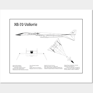 XB-70 Valkyrie Strategic Bomber - BD Posters and Art